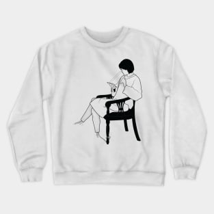 Black & white Elegant Art 28 Crewneck Sweatshirt